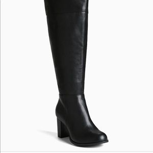 Over the knee heel boots